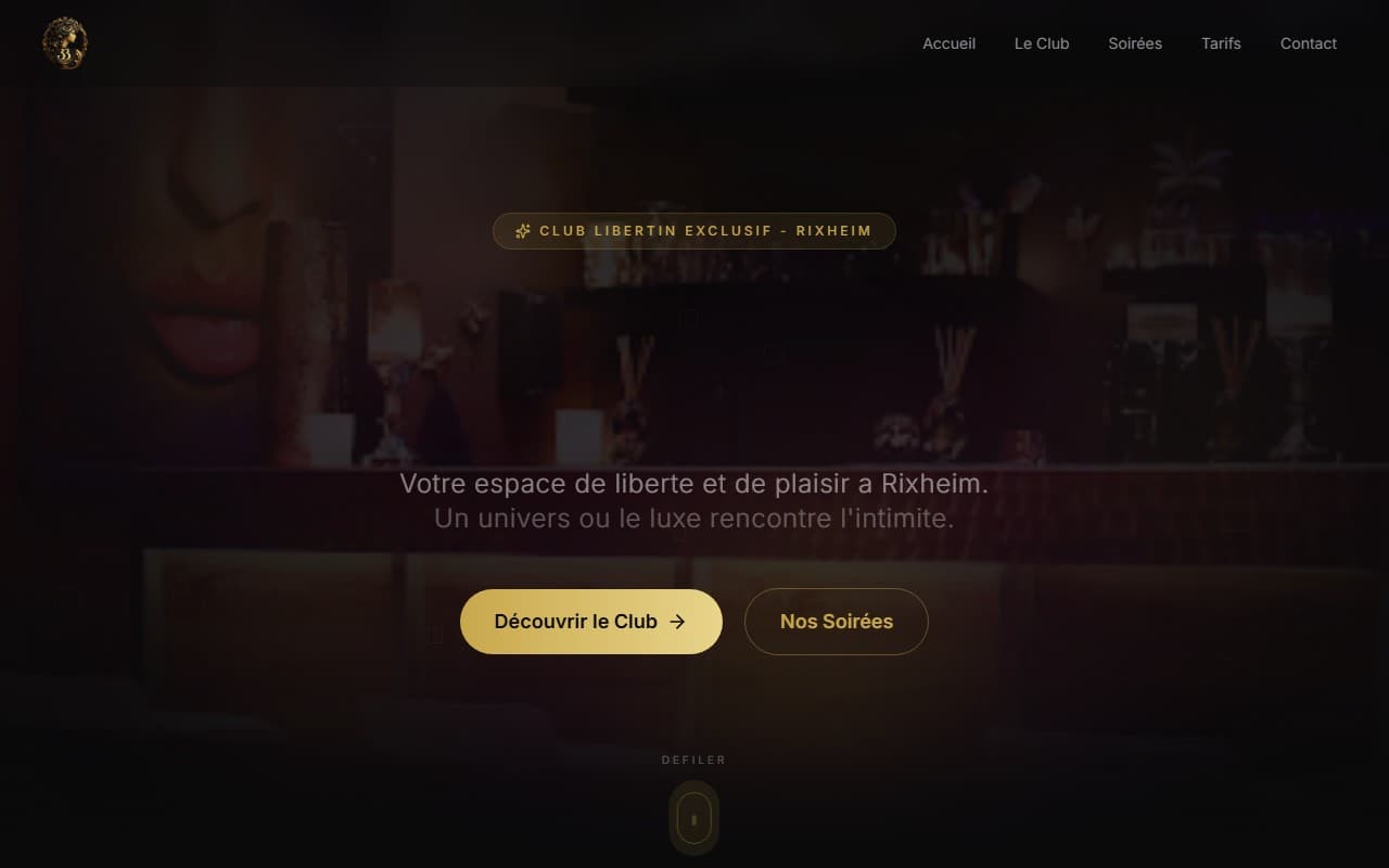 Capture d'écran du projet Le 33 by Ozen